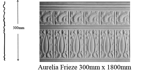 Aurelia Frieze info