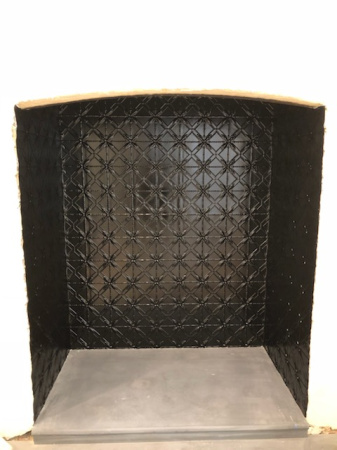 apm lattice black fireplace insert