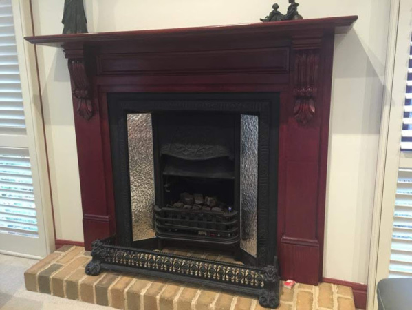 apm roughcast fireplace