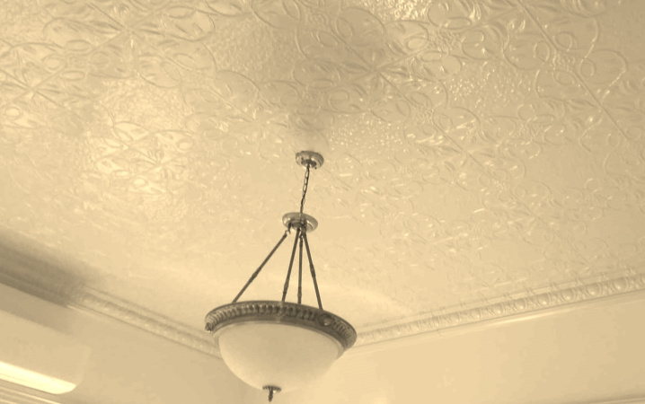 grapevine ceiling painted antique yellow